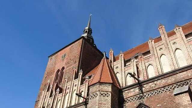 The cathedral of St. Mary in Slupsk, Poland