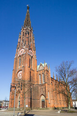 Fototapeta premium Historc great church in the center of Bremerhaven, Germany