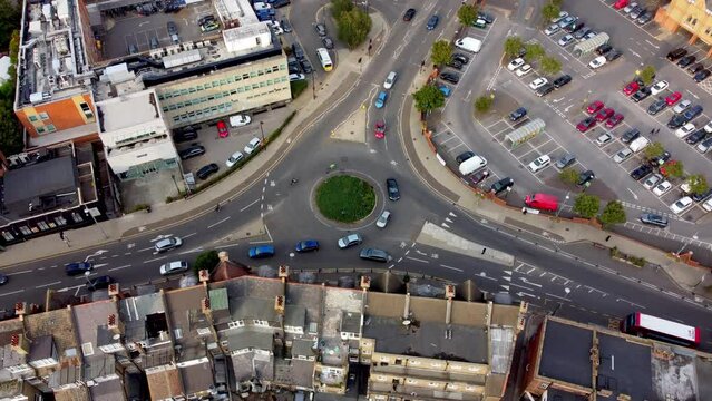 Roundabout, Acton, London, England