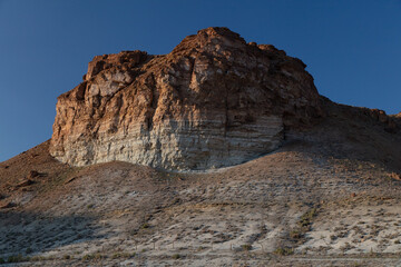 Fototapeta premium Buttes, rocks and mountains in Green River, Wyoming.