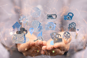 Futuristic wave, Futuristic data stream