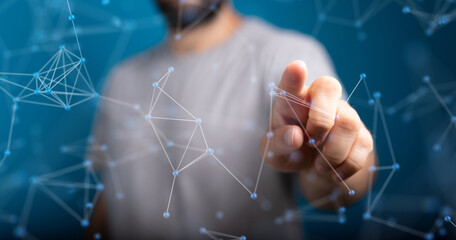  people network structure HR - Human resources management and recruitment