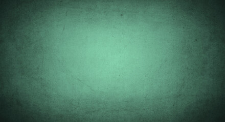 Obraz na płótnie Canvas dark green grunge background with soft lightand dark border, old vintage background