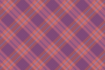 Seamless tartan plaid pattern with texture and pastel color.