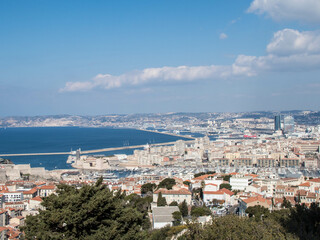 Fototapeta na wymiar Ausblick auf Marseille