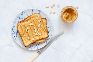 Peanut Butter simple Sandwich