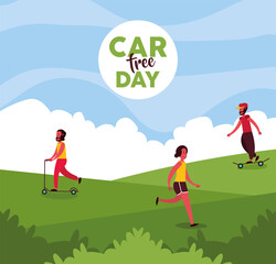 car free day landscape