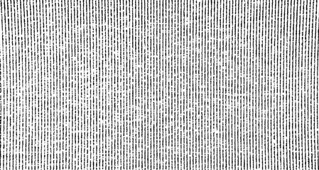 Vector fabric texture. Distressed texture of weaving fabric. Grunge background. Abstract halftone vector illustration. Overlay to create interesting effect and depth. Black isolated on white. EPS10.