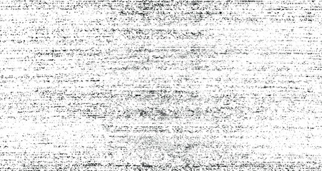 Monochrome texture composed of irregular graphic elements. Distressed uneven grunge background. Abstract vector illustration. Overlay for interesting effect and depth. Isolated on white background.