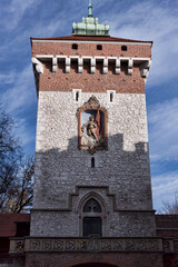 St. Florian's Gate. Florian gate in Krakow