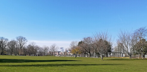 Kölner Rheinpark im Frühling