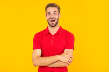 hair and beard care. confident and handsome unshaven guy. male casual fashion.