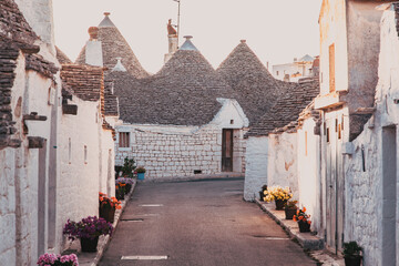 traditional trulli houses in Alberobello Apulia Italy