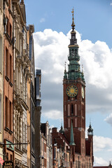 Obraz premium Old Town Hall in Gdansk. Pomerania, Poland