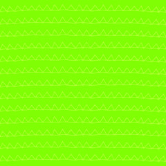 Doodles triangles green strokes on a green background
