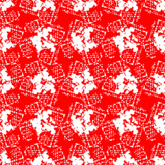 Fototapeta na wymiar red and white seamless pattern