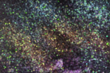 Abstract glowing, colorful glitter blur texture