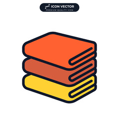 towel icon symbol template for graphic and web design collection logo vector illustration