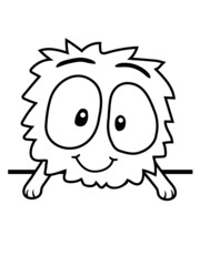 Schild Süßes Monster 