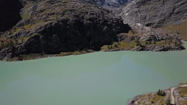 Aerial of Grossglockner, Austria
