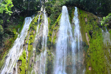 Waterfall Salto el Limon, Cascada el Limon in Dominican Republic