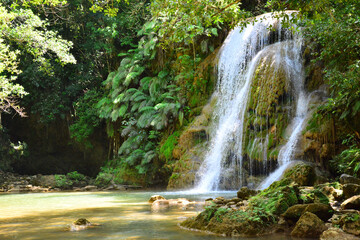 Small waterfall near Salto el Limon, in Dominican Republic