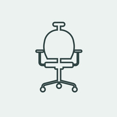  Office_chair  vector icon illustration sign