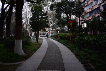 Path in Shanghai public park