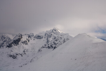 snowy mountains
