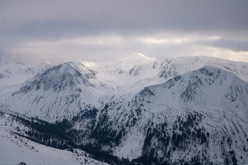 snowy mountains
