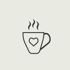 Coffee_mug  vector icon illustration  sign