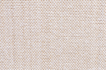 Close up of white and brown cloth texture