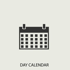 Day_calendar vector icon illustration  sign