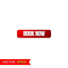 Book now vector icon or Book now Ui button