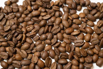 Fotobehang grains de café © Esta Webster
