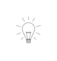 light bulb icon idea icon