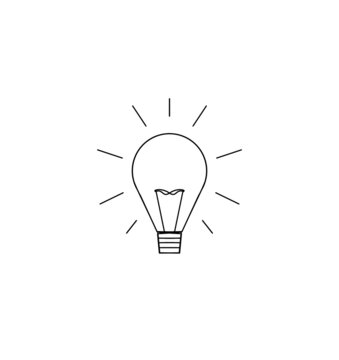 light bulb icon idea icon
