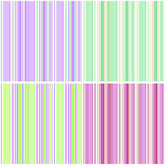 Obraz premium Set of vector striped geometric pattern background for textiles or other uses
