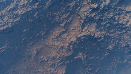 abstract aerial view, abstract cosmic texture, top view of alien planet, texture of the exo planet, abstract texture 3d render	