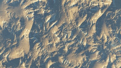 abstract aerial view, abstract cosmic texture, top view of alien planet, texture of the exo planet, abstract texture 3d render	