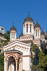 Biserica Zlatari orthodox church in Bucharest, Romania