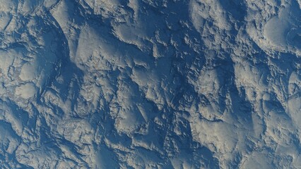 Obraz premium abstract aerial view, abstract cosmic texture, top view of alien planet, texture of the exo planet, abstract texture 3d render 