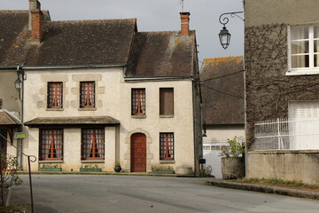 Fototapeta na wymiar A picturesque village house in Fresselines, Creuse, France.