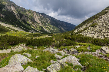 Landscape of Rila mountains, Bulgaria
