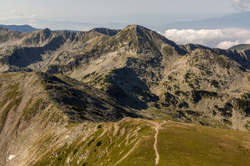 Fototapeta premium Peaks of Pirin mountains, Bulgaria
