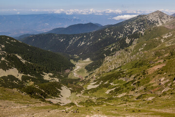 Vlahinski river valley in Pirin mountains, Bulgaria