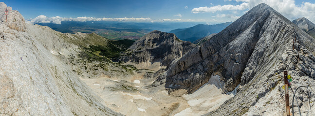 Panorama of Pirin mountains from Koncheto ridge, Bulgaria