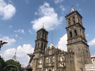 Obraz premium La catedral de Puebla