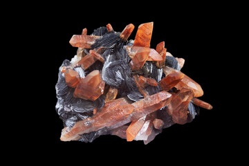 Hematite and quartz nature specimen