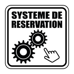 Logo système de réservation.